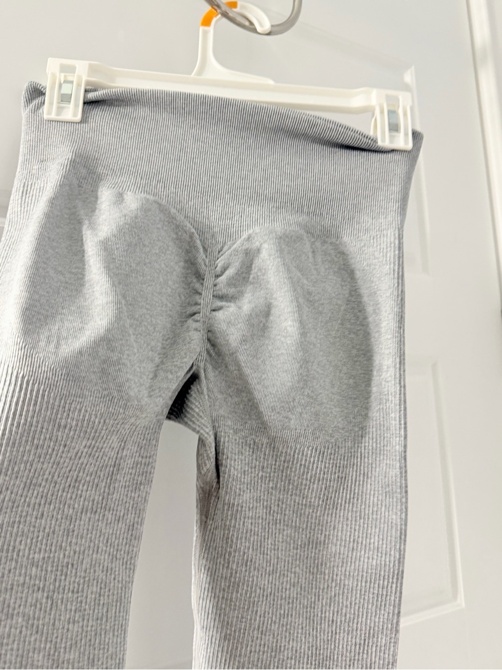 Forever 21 Light Gray Ribbed Zip-Front Jacket Set - Picture 7 of 8